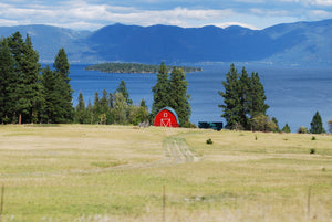 Our Boat Covers Cruising Around Flathead Lake - Red Barn - Montana Feature