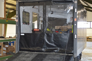 Snowmobile and ATV Trailer Enclosures For Warmth