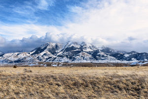 Fall Giving Way To Winter In Montana