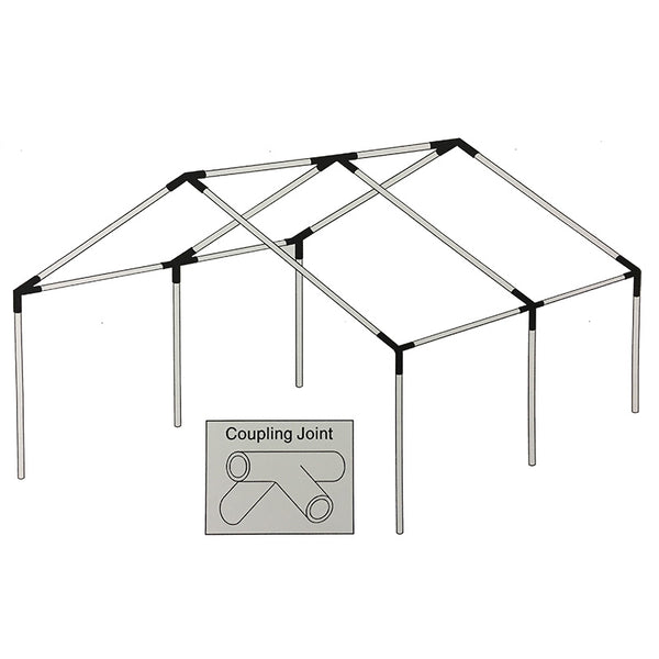 square tent frame Wall Tent Frame - Canvas Tent Frame