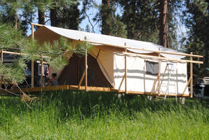 Glamping Tents Montana Canvas Wall Tent Montana Canvas Spike Tent