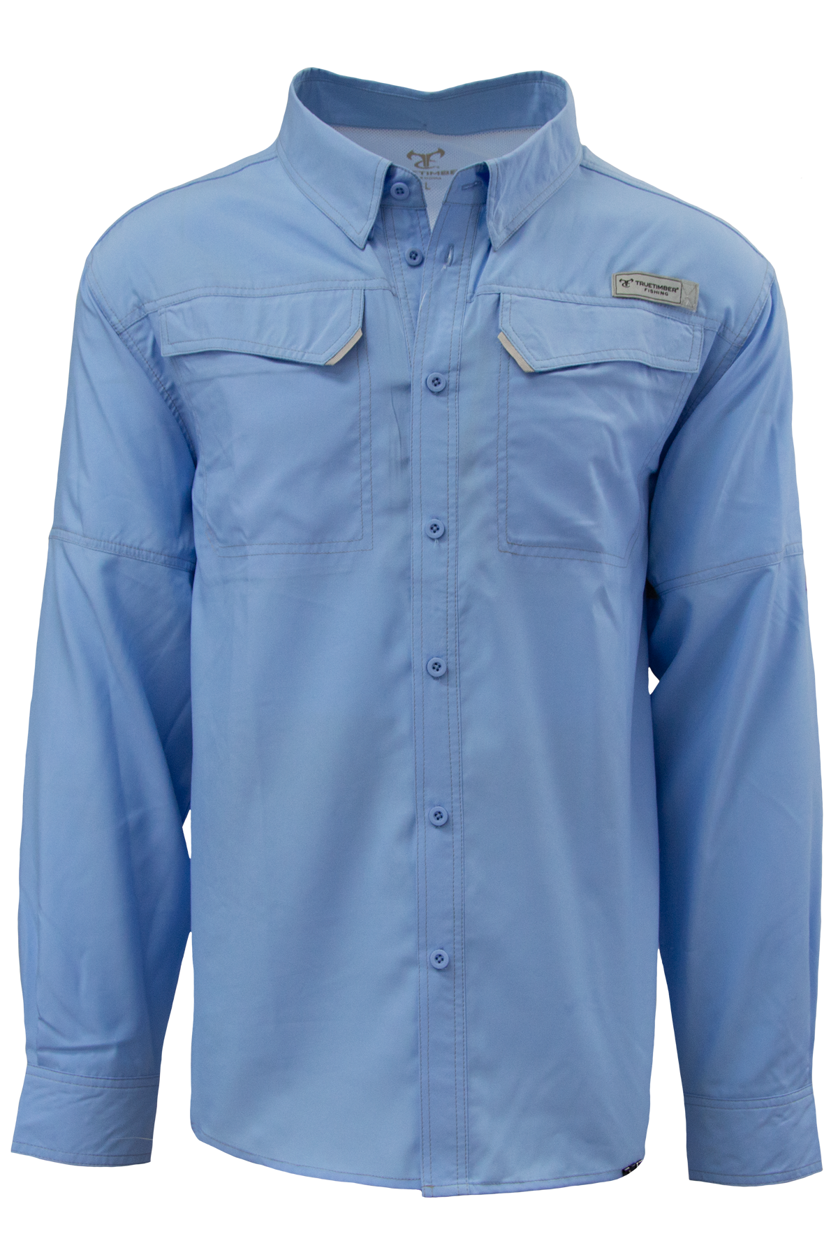 BakStaye LS Shirt-Vapor Blue / Drizzle