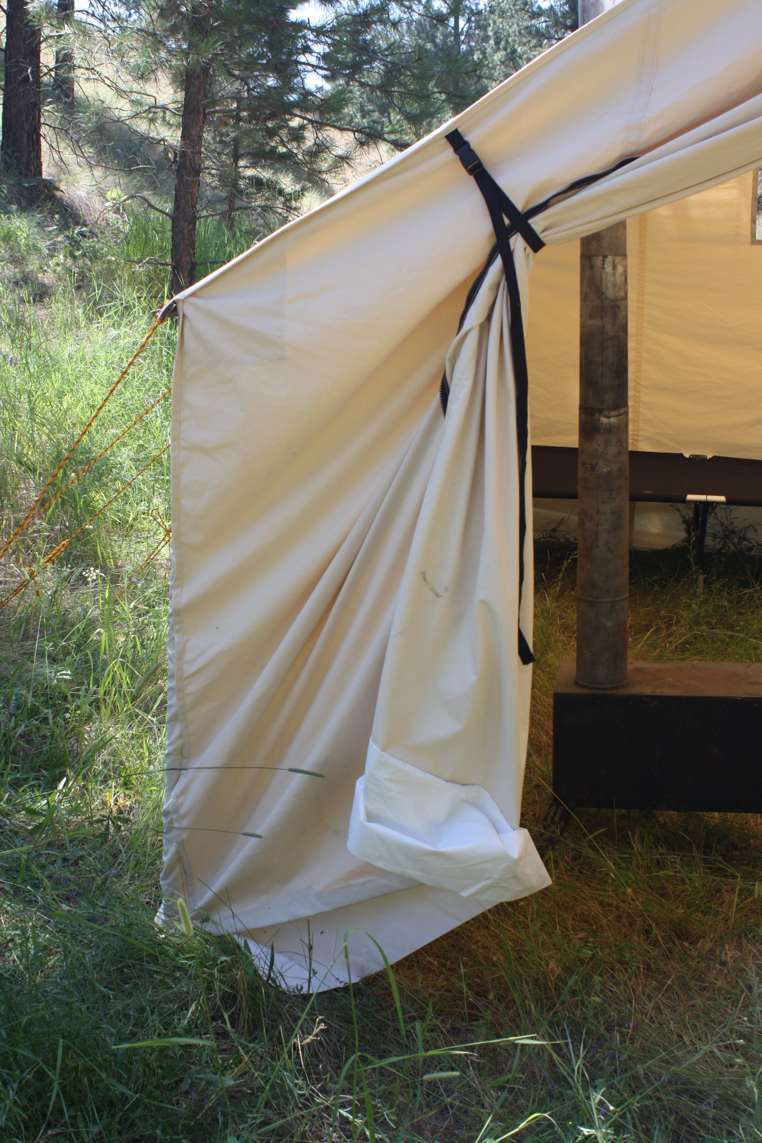 Canvas Tent Door - Screen Door - Wall Tent Door  - Canvas Camping Tent
