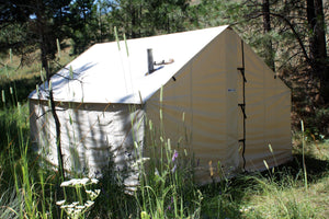 Tent Door - Canvas Tent Door - Stove 