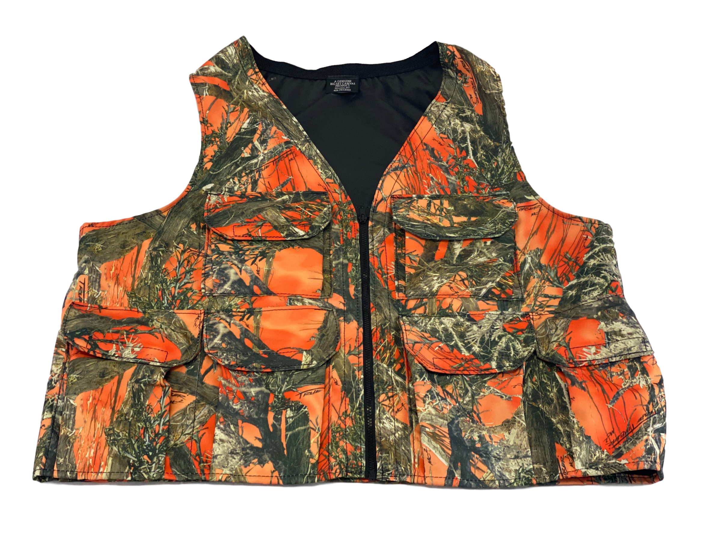 hunting vest - cruiser hunting vest - orange vest 