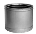 DURATECH 6" ROUND 18" LONG CHIMNEY PIPE GALVALUME