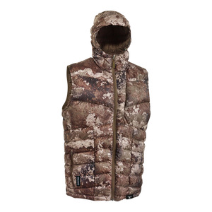 TrueTimber Lightweight Packable Down Hooded Vest
